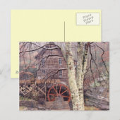 水車 ポストカード (正面/裏面)