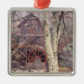 水車 メタルオーナメント (正面)