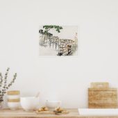 水車（光野楳嶺）（1844年～1895年） ポスター (キッチン)