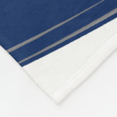 水軍，軽い青のバレーボールのシニアナイトギフト フリースブランケット (角)