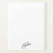 水辺に浮かぶゴージャスな海岸絵を描の鳥 プランナー手帳 (裏面)