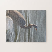 水辺のアオサギ ジグソーパズル (横)