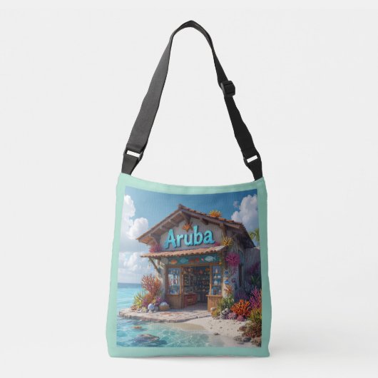 水辺のアルバ贈り物店 クロスボディバッグ (正面)