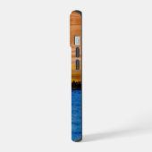 水辺のサンセット iPhone 15ケース (左側面)