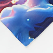 「水辺のシヤマネコ」 フリースブランケット (角)