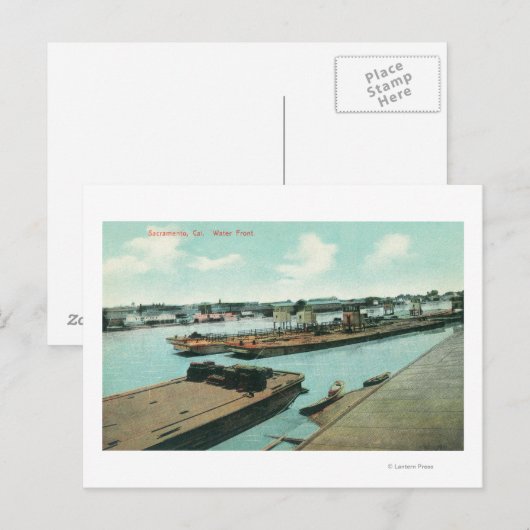 水辺の空中表示 ポストカード (正面/裏面)