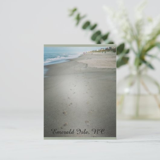 水辺の足跡 ポストカード (スタンド正面)