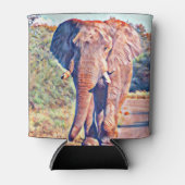 水辺ゾウ 缶クーラー (正面)