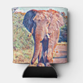 水辺ゾウ 缶クーラー (裏面)