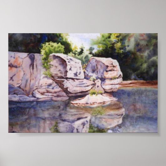 水辺ミニポスター ポスター (正面)