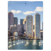 水辺地帯からのボストンスカイライン クリップボード (裏面)