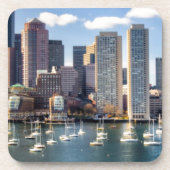 水辺地帯からのボストンスカイライン コースター (正面)