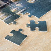 水辺地帯からのボストンスカイライン ジグソーパズル (側面)