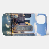 水辺地帯からのボストンスカイライン Case-Mate iPhoneケース (裏面 (横))