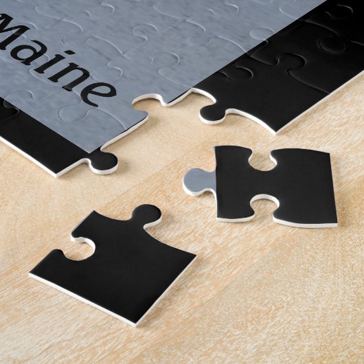 "水辺地帯"のBoothbay港11x14のパズルw/Box ジグソーパズル (側面)