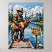 水辺疑問に思:ビッグフットの優しい救出 ポスター (正面)