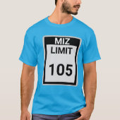 水速限界105 Tシャツ (正面)