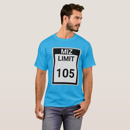 水速限界105 Tシャツ (正面フル)