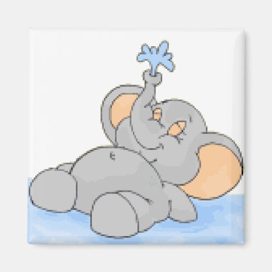 水遊の中 マグネット (正面)