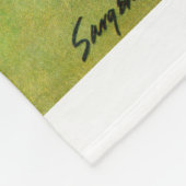 水遊びの父親 フリースブランケット (角)