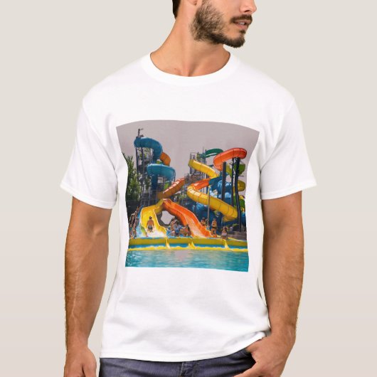 「水遊園地」 Tシャツ (正面)