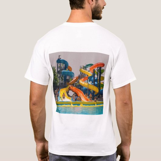 「水遊園地」 Tシャツ (裏面)