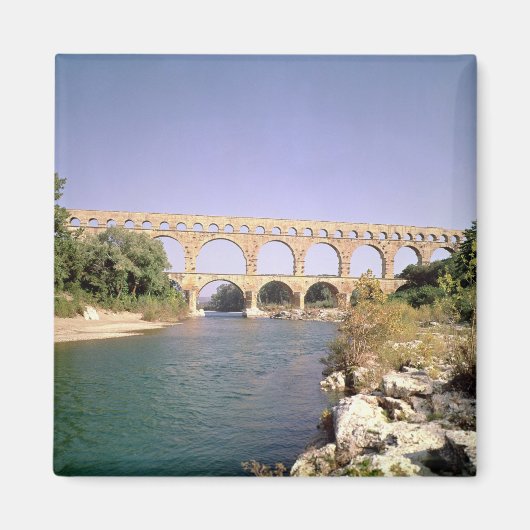 水道のビュー、紀元前19年に建設 マグネット (正面)