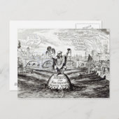 水道会社についての風刺的な漫画 ポストカード (正面/裏面)