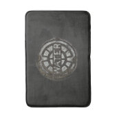 水道本管マンホールバスマット バスマット (正面縦)