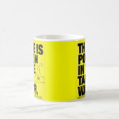 水道水の毒 コーヒーマグカップ (中央)