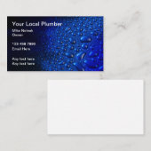 水道水最高のが名刺をドロップ 名刺 (正面/裏面)