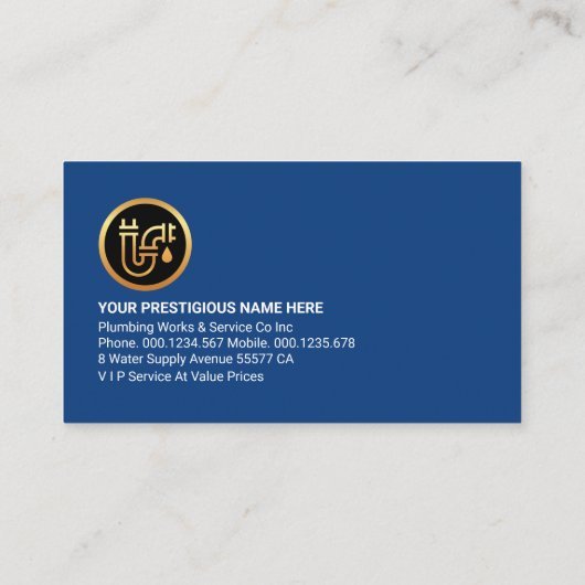 水道管路標識漏水式 名刺 (裏面)