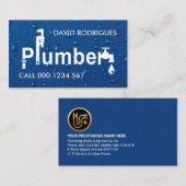 水道管路標識漏水式 名刺 (正面/裏面)