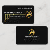 水道管路配管業 名刺 (正面/裏面)