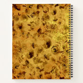 水違う色バラ ノートブック (裏面)