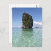 水郵便はがきからのタイの島 ポストカード (正面/裏面)