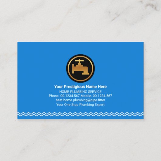 水配管漏れ家庭水栓 名刺 (裏面)