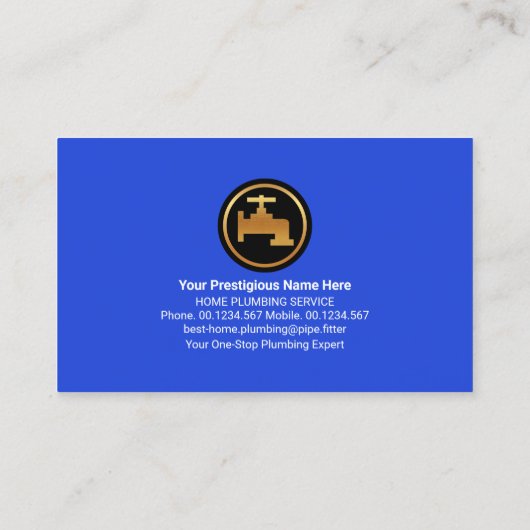 水配管漏れ水栓配管 名刺 (裏面)