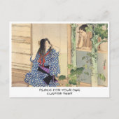 水野俊賢・美人の髪型ヴィンテージ ポストカード (正面)