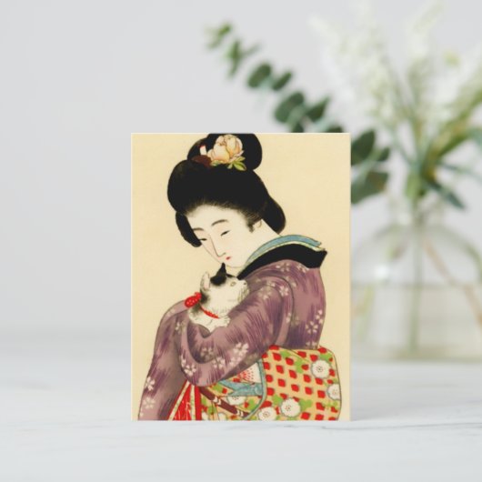 水野田志方商人娘 ポストカード (スタンド正面)