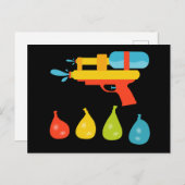 水鉄砲と風船の夏 シーズンポストカード (正面/裏面)