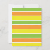 水鉄砲のゲームの子供の誕生日のパーティの招待状 招待状 (裏面)