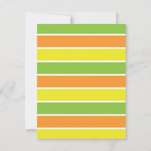 水鉄砲のゲームの子供の誕生日のパーティの招待状 招待状 (裏面)