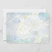 水鉄砲の誕生日写真招待状 招待状 (裏面)