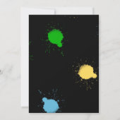 水鉄砲スプラッシュボーイ11thバースデーパーティー招待状 (裏面)