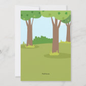 水鉄砲バトル招待状 招待状 (裏面)