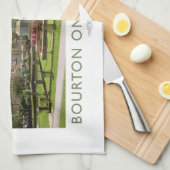 水鉄道ポスターのBourton キッチンタオル (四つ折り)