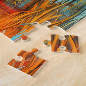 水鉢を持つアフリカの女性 ジグソーパズル (側面)