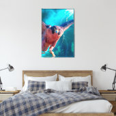 水銀のペレグリン《鳥》ハヤブサ翼 キャンバスプリント (インサイチュ (寝室))