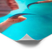 水銀のペレグリン《鳥》ハヤブサ翼 ポスター (角)